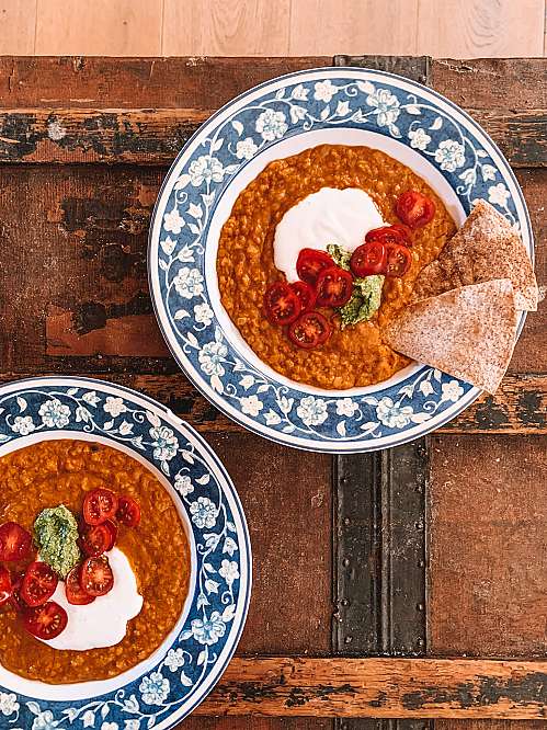 Dahl med røde linser