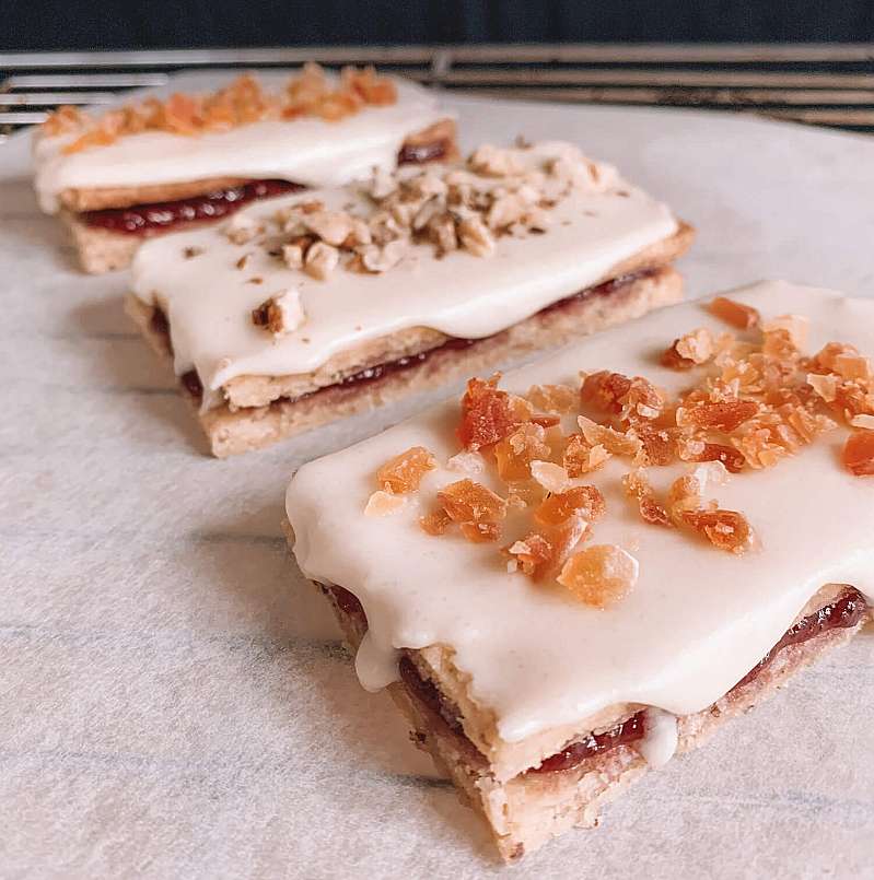 Mor Joans hindbærsnitter