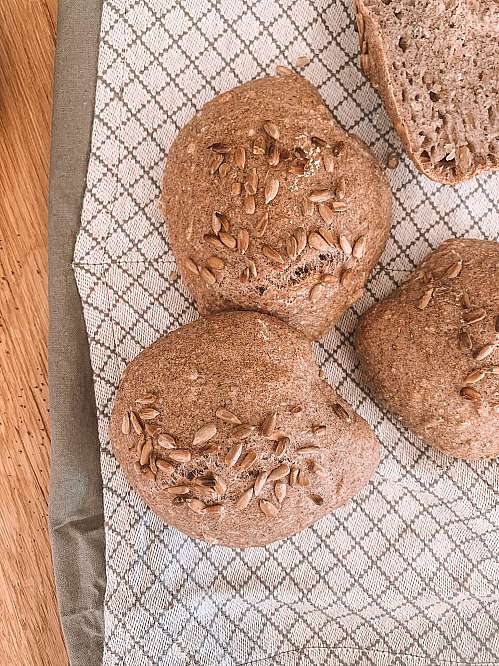 Grove solsikkeboller